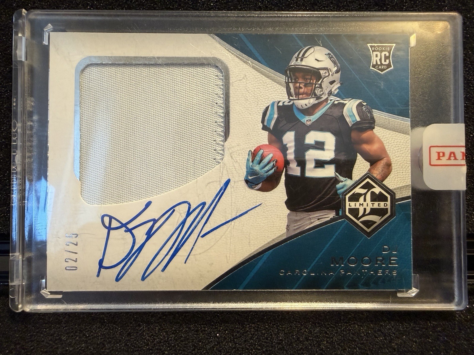 DJ Moore Panini Limited #151 Patch Autograph