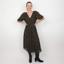 Ganni Green Dress, UK Size 8