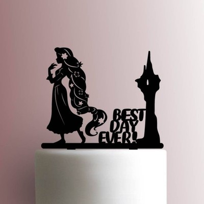 Tangled ? Best Day Ever - Acryl Cake Topper