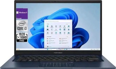 ASUS Vivobook 14 in FHD i3-1315U 40GB RAM 1TB SSD W11 Pro Quiet Blue