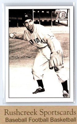 2017 Bowman #48B-PR Phil Rizzuto Yankees 1948 Bowman Chrome