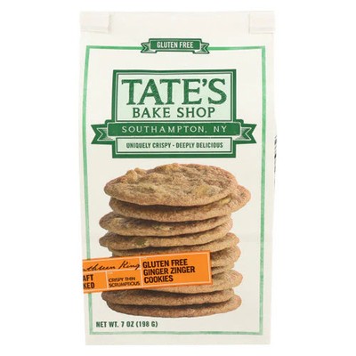 Gluten Free Ginger Zinger Cookies 7 Oz(Case Of 6) By Tates