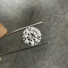 4 CT Round Cut Natural D Color Loose Lab Grow...