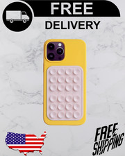 OCTOBUDDY Classic Silicone Suction Phone Case Adhesive Mount Grip Holder