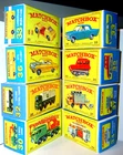 Eight (8) Replica Boxes for Lesney Matchbox RW #30c 32c 33b 33c 34c 35b 36c 37c
