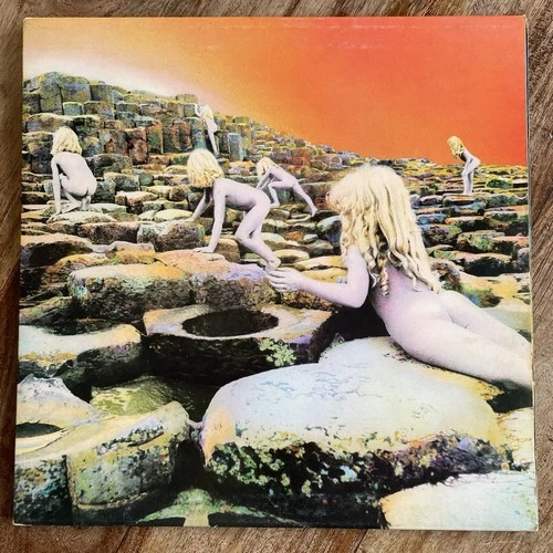 LED ZEPPELIN - HOUSES OF THE HOLY  EX-/EX VINYL LP /LYRIC INNER/ FIRST FRENCH