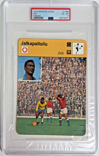 Didi 1977 - 1979 Sportscaster Soccer Card PSA 49976297