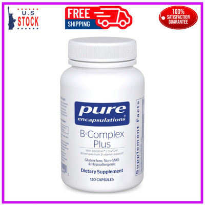 Pure Encapsulations B-Complex Plus | B Vitamins Supplement to Support Red Blo...