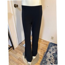 RARE Vintage Isabel de Pedro Mr.Cat slinky Wide Leg Pants W/ Slit Sz 8