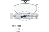 Bremsbelagsatz Vorne Lucas-Trw-System FüR VW Golf 2 19E 3 1H Cabrio 1E7 88-96
