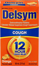 12 Hour Cough Relief Liquid, Orange Flavor, 3 Oz