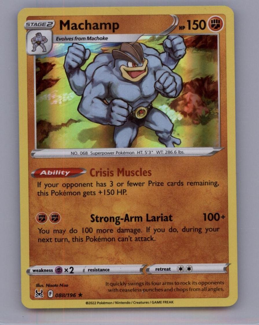 Machamp 088/196 Holo Rare SWSH11: Lost Origin