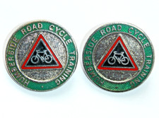 Pair of Vintage "Humberside Road Cycle Training" Cycling Proficiency Badges