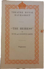 1947 Theatre Royal The Heiress - James Donald Gillian Lind Madge Compton