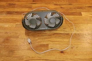 TRAKKER USB BIVVY FAN CARP SET UP FISHING