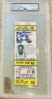 Julius Erving Signed 1981-82 NBA Playoff Ticket Gem Mint 10 Autograph PSA/DNA