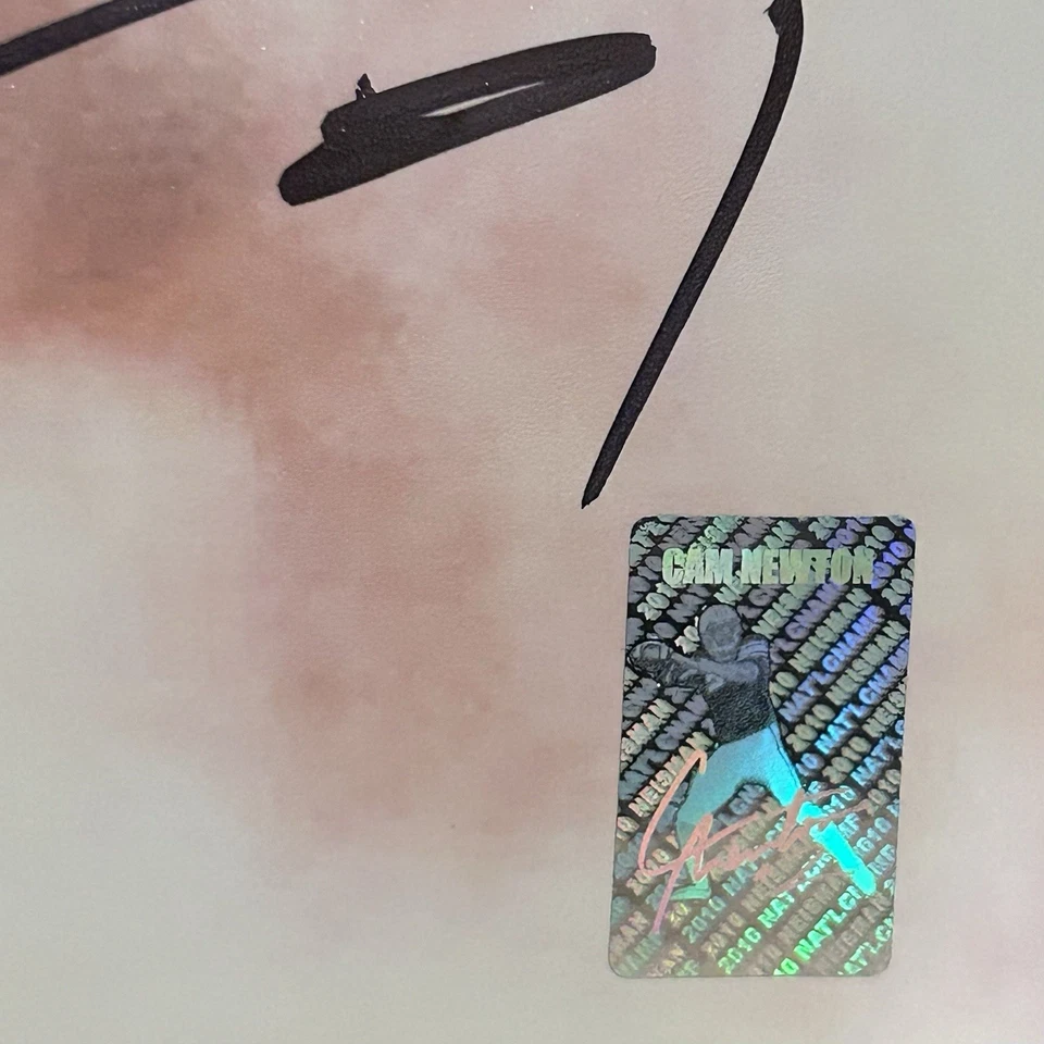 Cam Newton Carolina Panthers Autographed 8x10 - Cam Newton Hologram Certified - Image 3 of 3