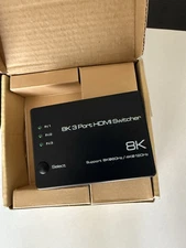 NEWCARE 8K@60Hz HDMI 2.1 Switch 3 in 1 out, 4K@120Hz HDMI Splitter Switch Box