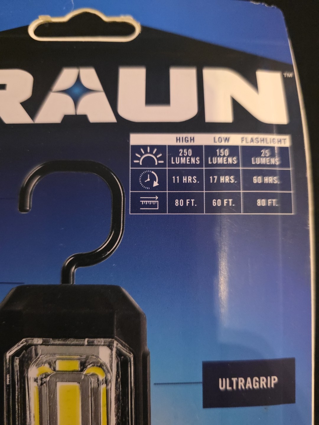 Folding LED Work Light Portable Mechanic Car Workshop Flashlight Magnetic 250 lm