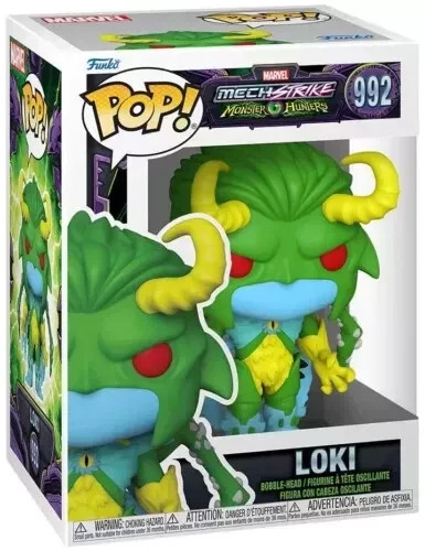 Funko Pop! - Loki 992 ☆ Mech Strike Monster Hunters ☆ With Free Protector-image