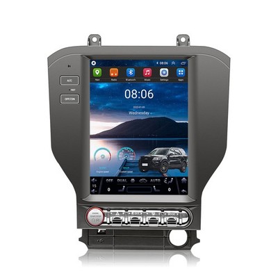 10.4'' Tesla Style Upgrade Head Unit Touch Screen Wireless CarPlay for Mustang