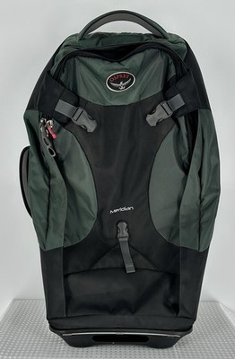 Osprey Meridian Wheeled Convertible Luggage Backpack Gray Carry On 29''x15''x8 