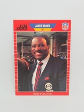 1989 Pro Set - Announcers James Brown #13 (RC)