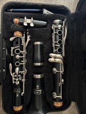 Gently Used Black Yamaha Clarinet with Hard Case, Reeds  Cork Grease