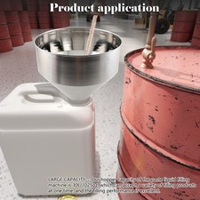 30L Hopper for Paste Filling Machine 304 Stainless Steel Hopper For Liquid Paste
