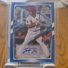 Topps 2021 Pro Debut #PD-120 Justin Toerner Springfield Cardinals Blue Auto /150