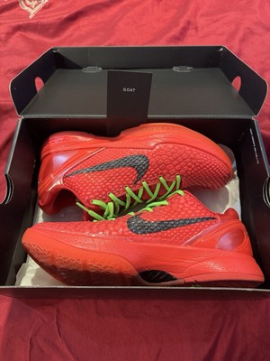 Nike Kobe 6 Protro Reverse Grinch 2023 Men's Size 10 Red/Green