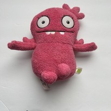 Ugly Dolls Pink Moxy Yours Truly 8" sitting Plush Stuffed BeanBag 2019 Hasbro