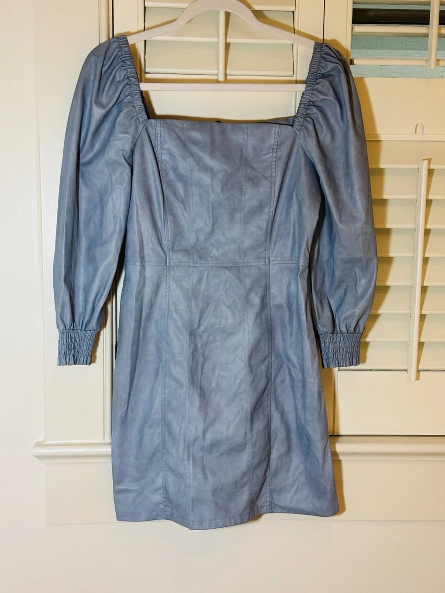 seven for all mankind faux leather dress 7 For All Mankind | Dresses | 7 For All Mankind Black Faux Leather Smocked Dress