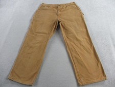 Carhartt Pants Mens 40x30 Brown Duck B11 Relaxed Fit Carpenter Work Utility