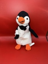 VTG Penguin Waiter Mary Poppins Movie 7" Bean bag Plush Disney Store
