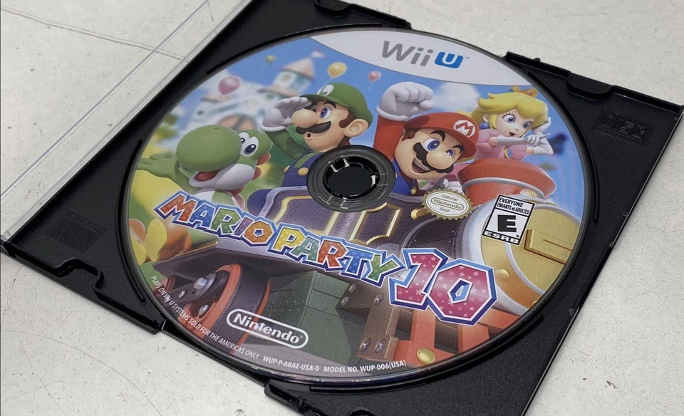 Paquete Wii U: Mario Party 10, Mario Kart 8 y Hyrule Warriors (solo disco, probado) Foto 4 de 4