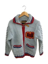 HYSTERIC GLAMOUR Knit Sweater Thick FREE Wool BLU 2ND-1540