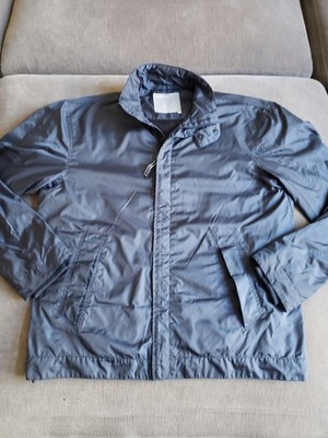 J. Lindberg Full Zip Golf Jacket Windbreaker Navy Blue Men's Size Large - GREAT!