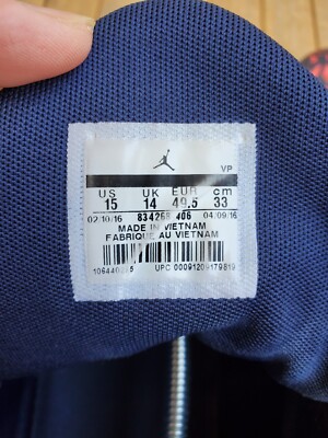 Nike Air Jordan Ultra Fly Blue University Red Infrared Basketball Shoes Sz 15 Nike Air Jordan Ultra Fly Blue University Red Infrared  main image 2