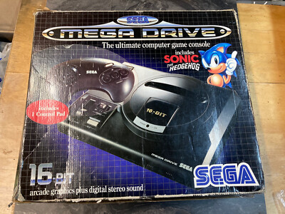 Sega Mega Drive MK1 Konsole: Boxed: PAL UK: 1993: Offiziell: Retro.