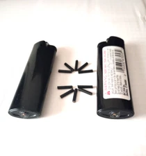SPECIAL EDITION -  2x ALL BLACK - Custom Handmade Refillable Bic Lighters