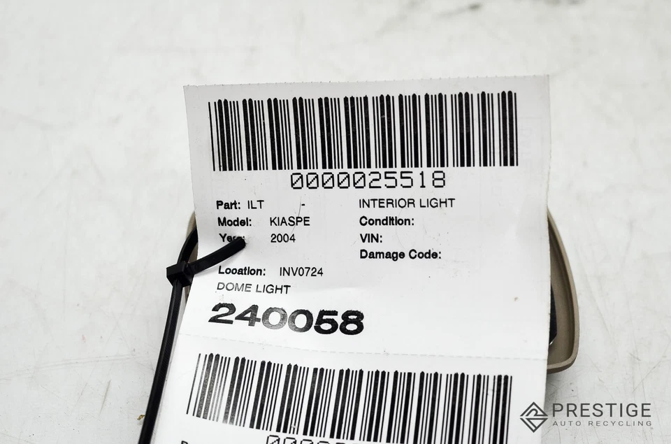 KIA SPECTRA 2004-2006 techo superior consola domo luz OEM Foto 3 de 3
