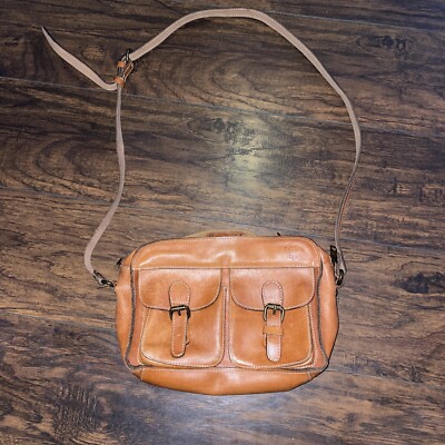 PATRICIA NASH BARCELONA Brown Italian Leather Crossbody