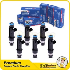 6x Fuel Injector for Chevy Colorado GMC Envoy Buick Hummer Isuzu Saab Oldsmobile