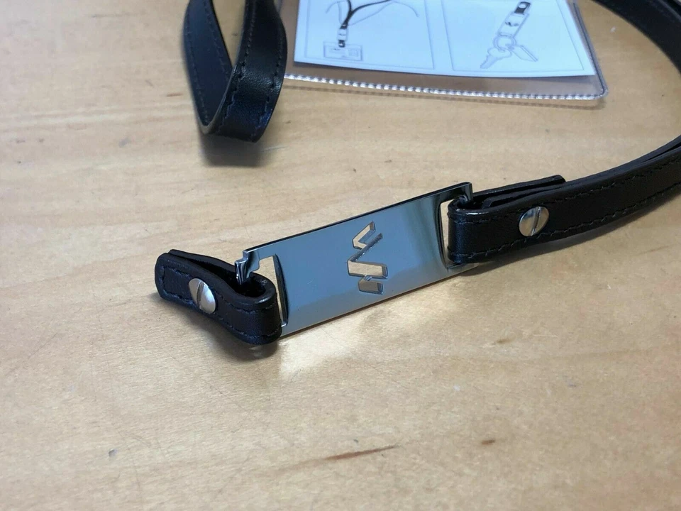 New - Dewitt Lanyard - Brown Leather & Metal - Image 3 of 4