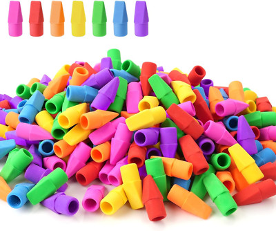120 Pack Pencil Top Erasers, Cap Pencil Eraser Toppers, Studying Supplies for Te