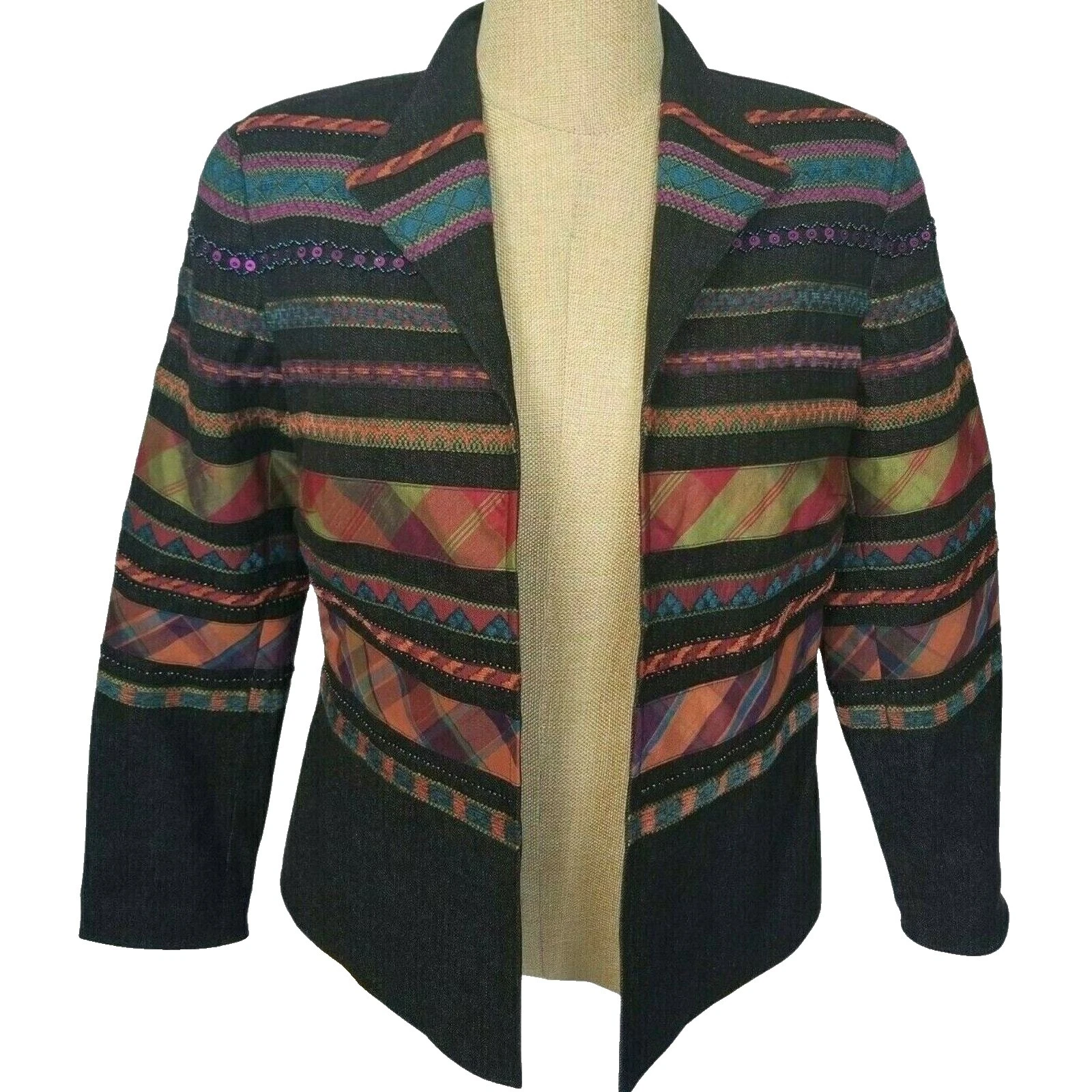 Chaquetas Para Mujer a Rayas Coldwater Creek