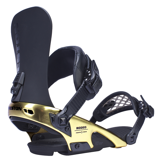 gold snowboard bindings