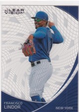 2022 CLEAR VISION FRANCISCO LINDOR NEW YORK METS BASEBALL CHRONICLES (AA)-1266