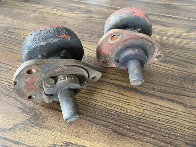 David Bradley Walk Behind Tractor Super Power Wheel Clicker Hubs Pair Early